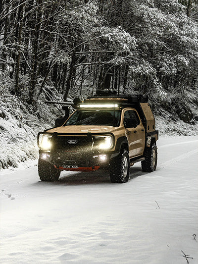 ranger super duty snow driving