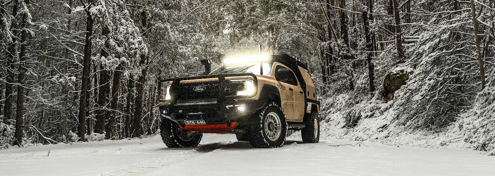 Ranger Super Duty Snowy mountain