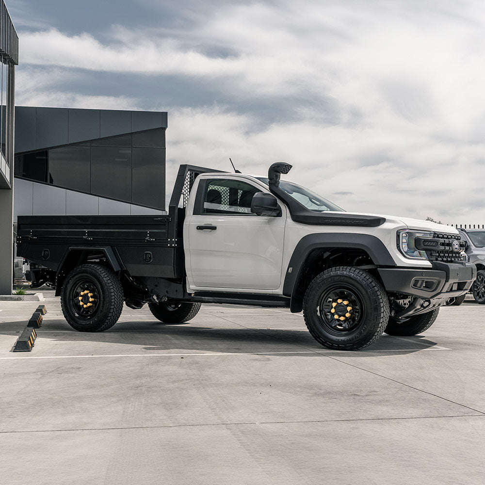 Single cab super duty with offroad tray