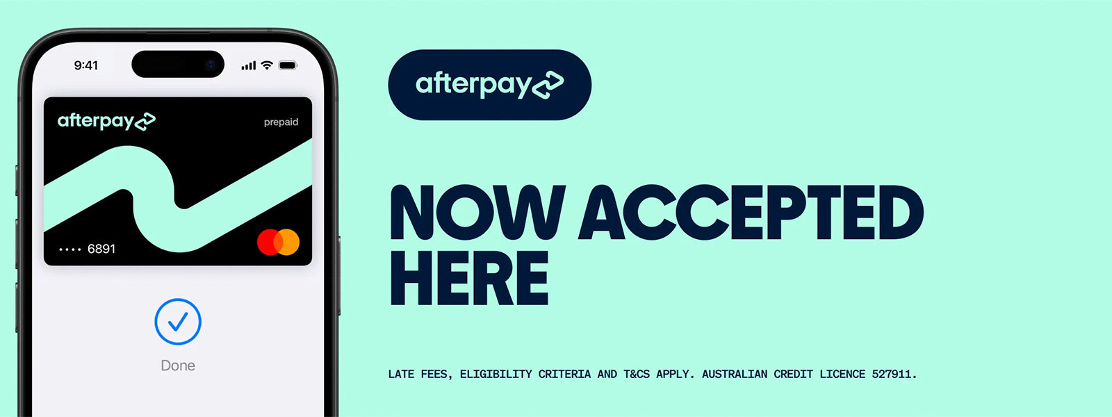 After Pay Banner